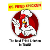 U.S Fried Chicken Logo