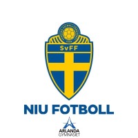 NIU Fotboll Arlandagymnasiet Logo