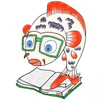 Curious Koi Proofreading Logo