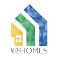 LIVE WELL HOMES Logo
