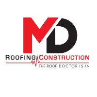 M.D. Roofing & Construction Logo