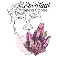 Spiritual Crystal Candle Logo
