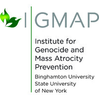 Institute for Genocide and Mass Atrocity Prevention, Binghamton University Logo