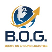 B.O.G Logistics (Boots On Ground) Logo