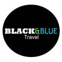 Black & Blue Travel Logo