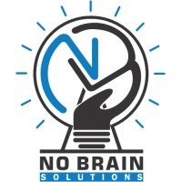 NO BRAIN SOLUTIONS Logo