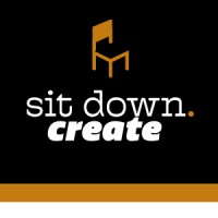 Sit Down. Create Logo