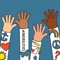 On Our Sleeves Logo