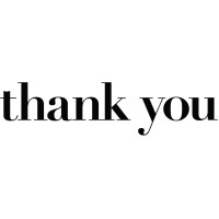 thank you Logo