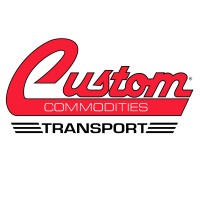 Custom Commodities Transport Logo