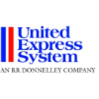 United Express System, an RR Donnelley Company Logo
