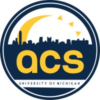 American Cancer Society at the University of Michigan Logo