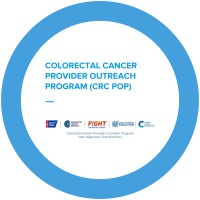 Colorectal Cancer Provider Outreach Program (CRC POP) 💙 Logo