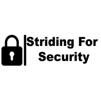 Striding For Security Logo