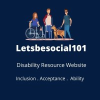 Letsbesocial101 Disability Resource Website Logo