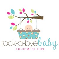 Rock-A-Bye Baby Equipment Hire Logo
