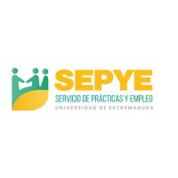 Servicio de Prácticas y Empleo de la UEx. Logo
