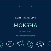 Moksha Foundation (Light | Peace | Love) Logo