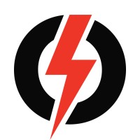 Red Bolt Visual Communication Logo