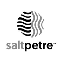 SALTPETRE (/sɔːltˈpiːtə/) Logo