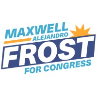 Maxwell Alejandro Frost for Congress Logo