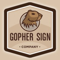 Gopher Sign Company Logo