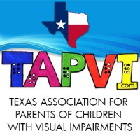 TAPVI - Texas Association for Parents of Children with Visual Impairments Logo