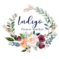 Indigo Flower Market Logo