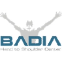 Badia Hand to Shoulder Center Logo
