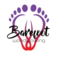 Barefoot Woodworking, LLC. Logo