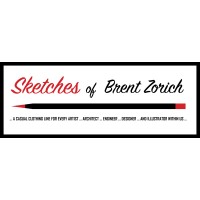 Sketches of Brent Zorich Logo