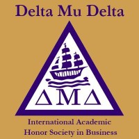 Delta Mu Delta - International Academic Honor Society in Business (Official) Logo