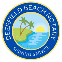 Deerfield Beach Notary Logo