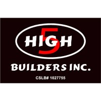 High 5 Builders Inc. Logo