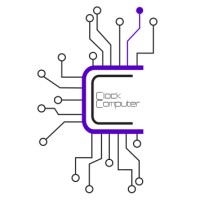 Clock Computer Logo