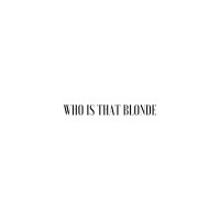 Who is that Blonde Logo