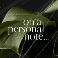 On a Personal Note... Logo