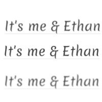 Me and Ethan Logo