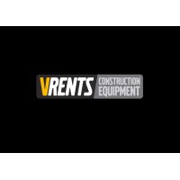 VRents Construction Equipment Logo