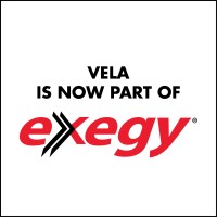 Vela | now part of Exegy Logo