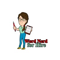 Word Nerd for Hire Logo