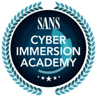SANS Cyber Immersion Academies Logo