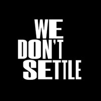 We Dont Settle Logo