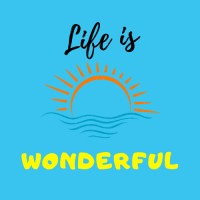 Life Is Wonderful.Love Logo