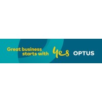 Optus Business Hub @ Harvey Norman Logo