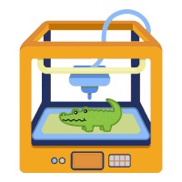 3D Printing Club UF Logo