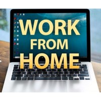 Work From Home - Online Work Opportunity Logo