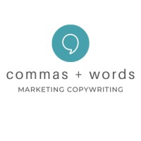 Commas + Words Logo