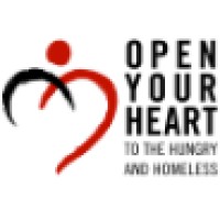 Open Your Heart to the Hungry and Homeless Logo