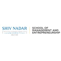 Shiv Nadar University, Delhi-NCR, School of Management and Entrepreneurship Logo
